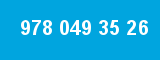 978 049 35 26 978 049 35 26